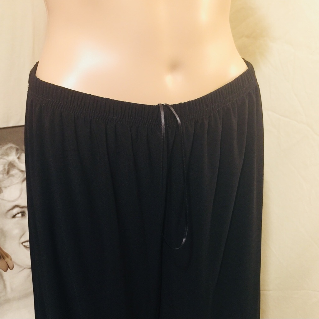 10108 Womens Casual Black Pants